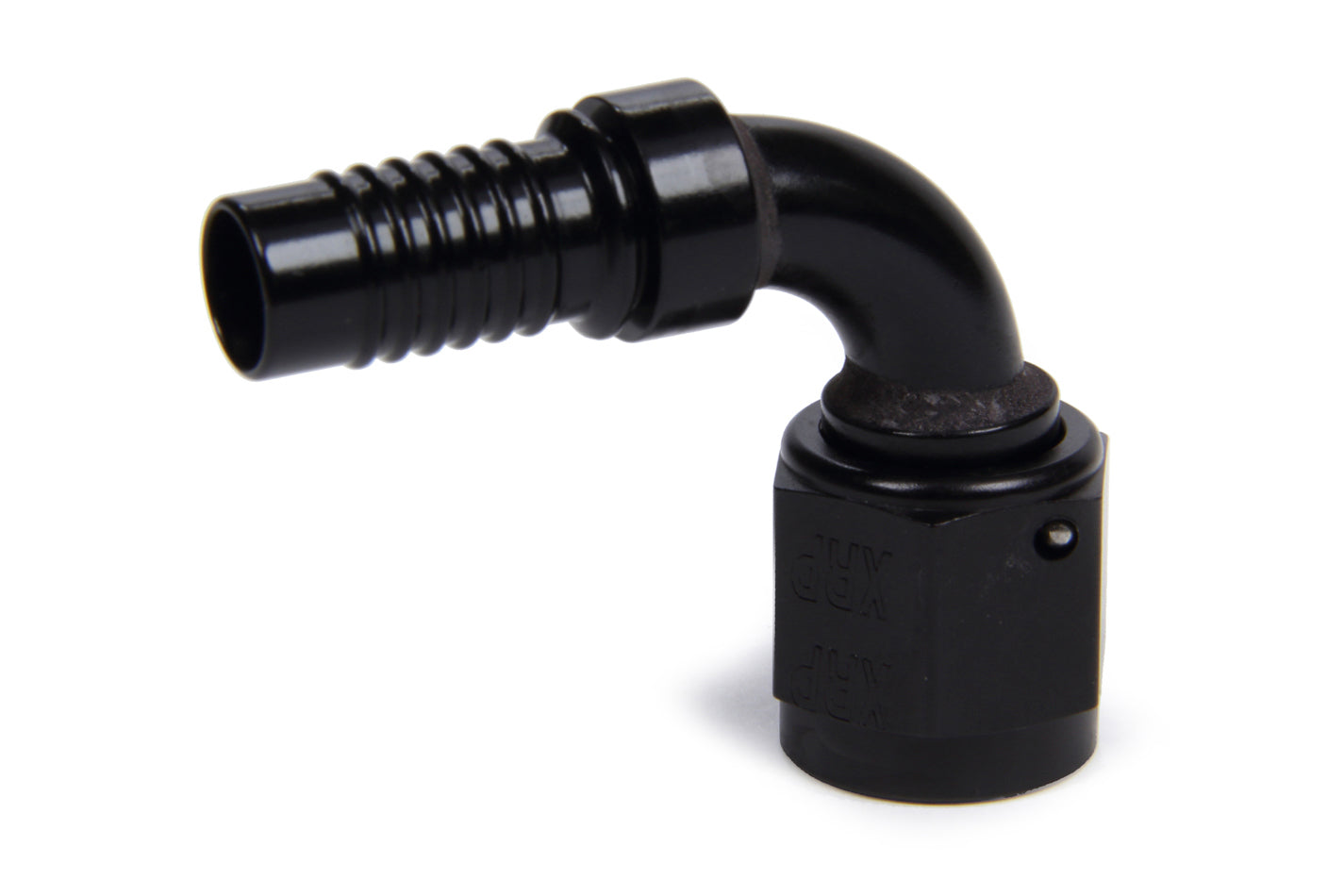 XRP 229008 HS-79 90-Degree 8 AN Hose End, 8 AN Female, Black Anodized Aluminum