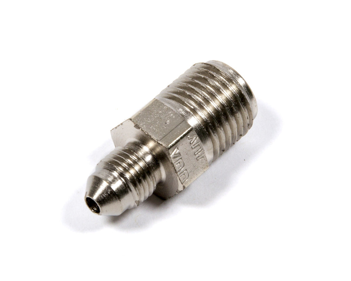 XRP 490933 Straight Adapter, -3 AN Male to 9/16-18 Inverted Flare Male, Steel