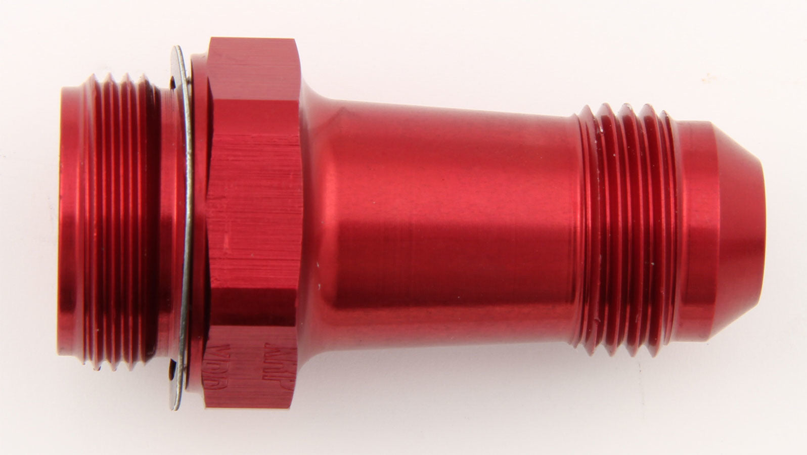 XRP 700108 Carburetor Inlet Fitting, Straight, -8 AN Male to 7/8-20 Male, Red Anodized Aluminum