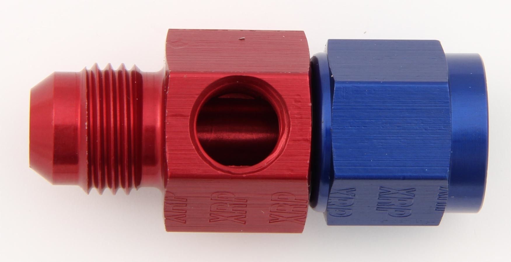 XRP 700195 #6 AN Female to #6 AN Male Gauge Adapter with 1/8 in NPT Port