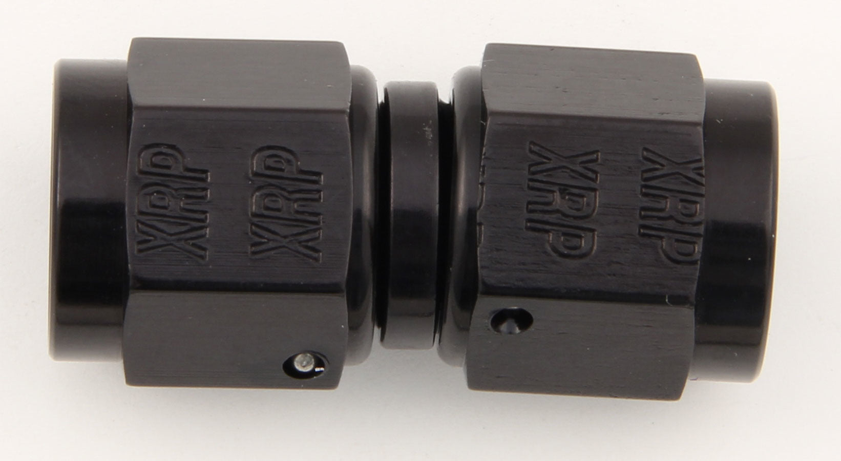 XRP Xtreme Racing Prod. 900108BB #8 AN Female Swivel Coupling, Black Anodized Aluminum