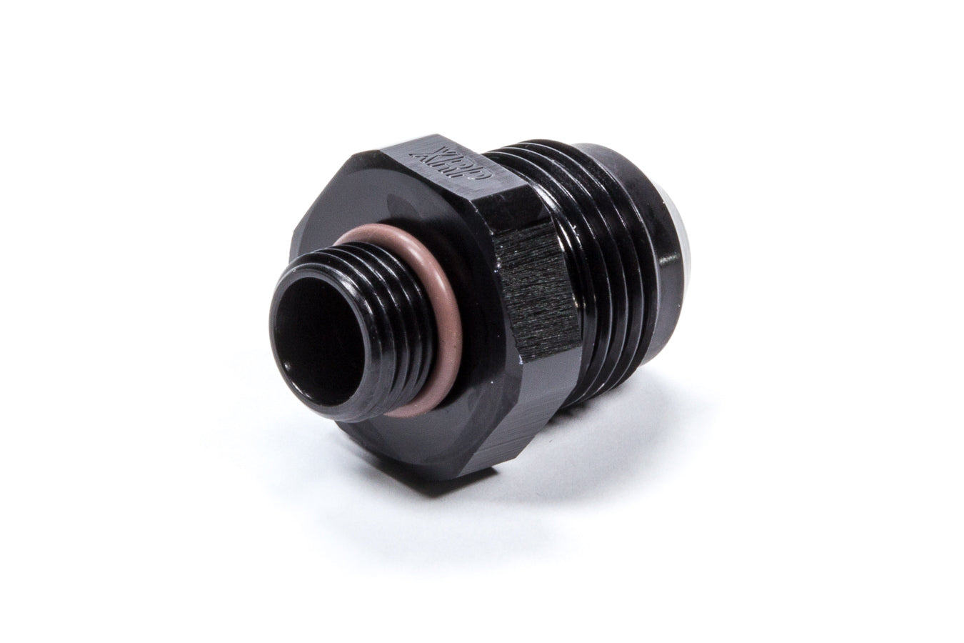 XRP 980106 Straight Adapter Fitting, -10 AN Male to -6 AN Male O-Ring, Black Anodized Aluminum