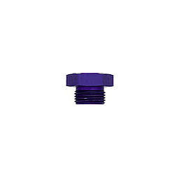 XRP Xtreme Racing Products 981406 -6 AN O-Ring Hex-Head Aluminum Plug, Blue Anodized
