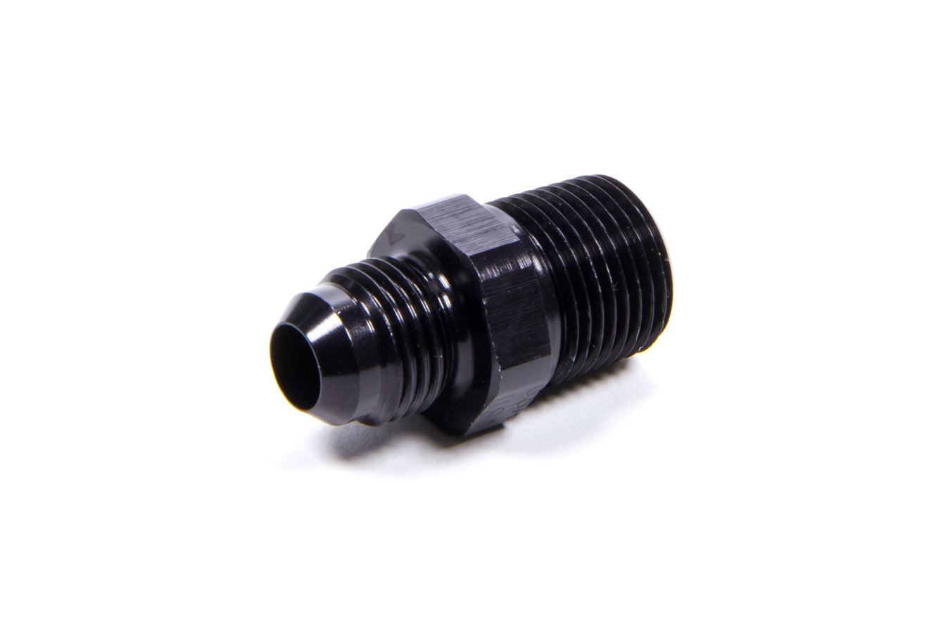 XRP Xtreme Racing Products 981666BB Straight Adapter, -6 AN Male to 3/8 in NPT Male, Black Anodized Aluminum