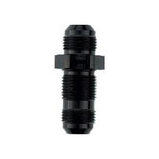XRP #10 Union Flare Bulkhead Fitting, Straight 10 AN Male to 10 AN Male, Black Anodized Aluminum, Part 983210BB