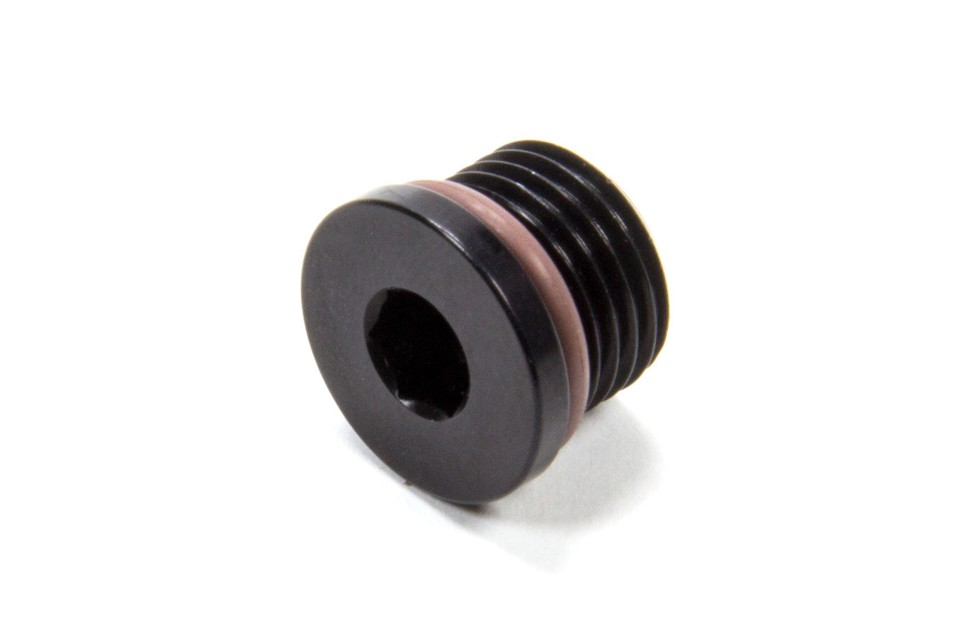 XRP IHP006 -6 ORB Internal Hex Port Plug, Aluminum, Black Anodized