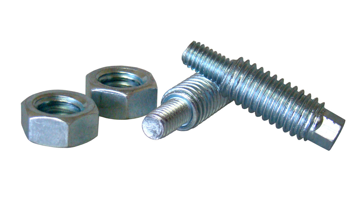 XS Power Battery 587 6 mm to 3/8 in Battery Terminal Stud Adapters, Zinc-Plated Steel, Pair