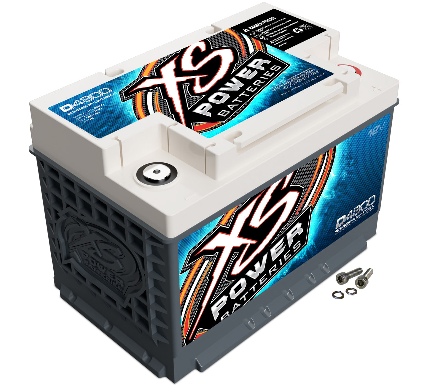 XS Power D4800 AGM Battery, 12 Volt, 815 Cranking Amps