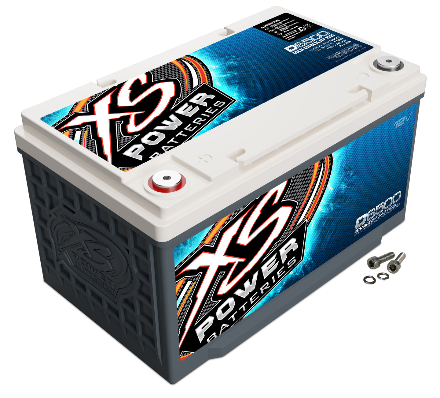 XS Power Battery D6500 AGM Battery, 12 Volt, 1070 Cranking Amps