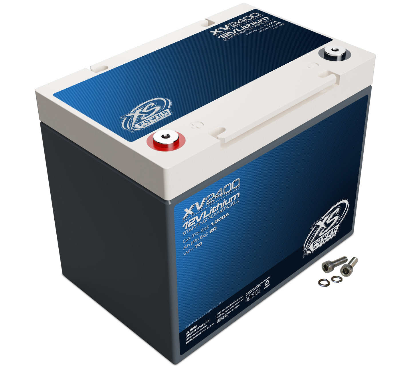 XS Power Battery Titan8 XV Series XV2400 12V Lithium Titanate Battery, 1000 Cranking Amps