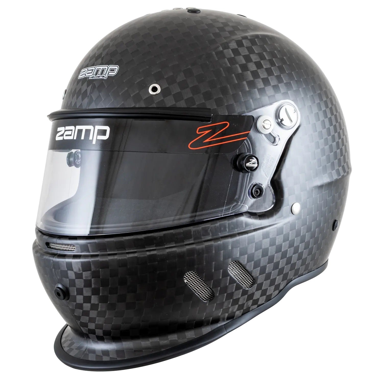 ZAMP RZ-67D Full-Face Racing Helmet, 3X-Large, Matte Flat Carbon Fiber, Snell SA2025 - H781CBF3XL
