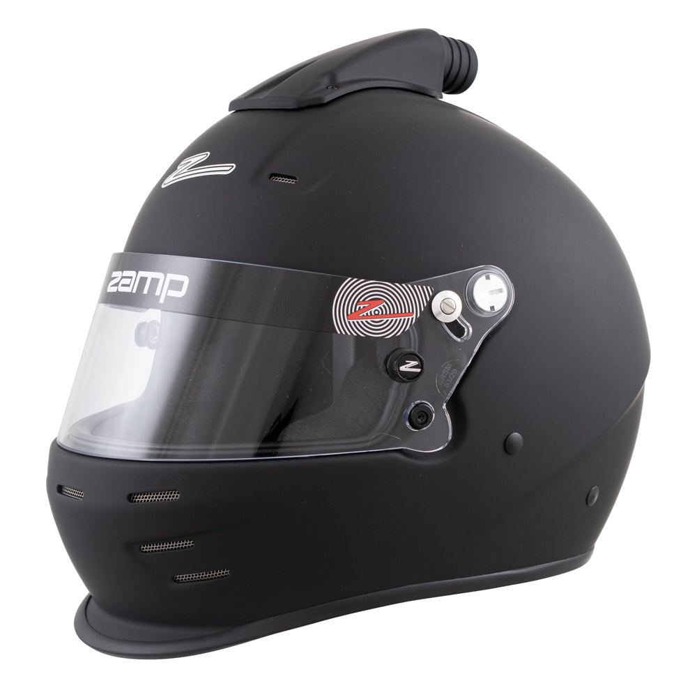 ZAMP RZ-38 Air Full-Face Helmet, H782A03FM, Snell SA2025, Medium, Flat Black