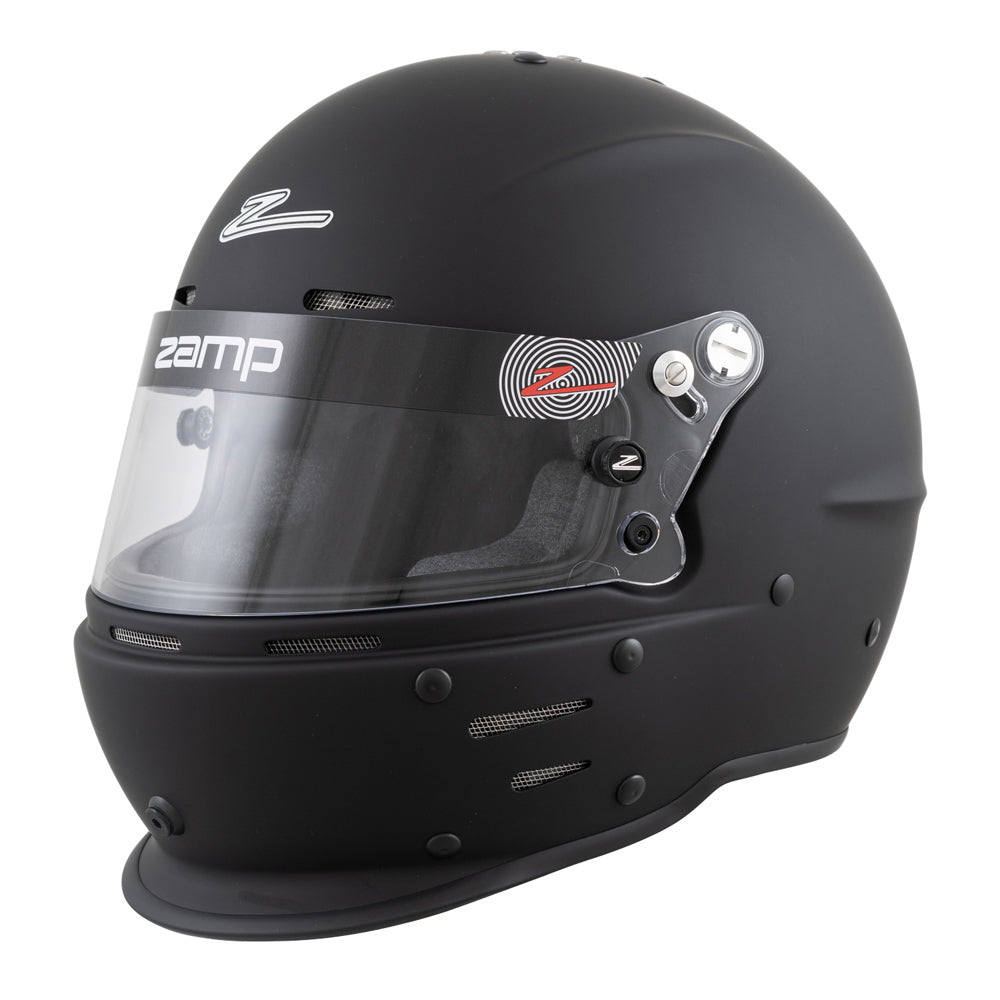 ZAMP RZ-63S Full-Face Racing Helmet, Snell SA2025, Large, Flat Black, Part H78703FL