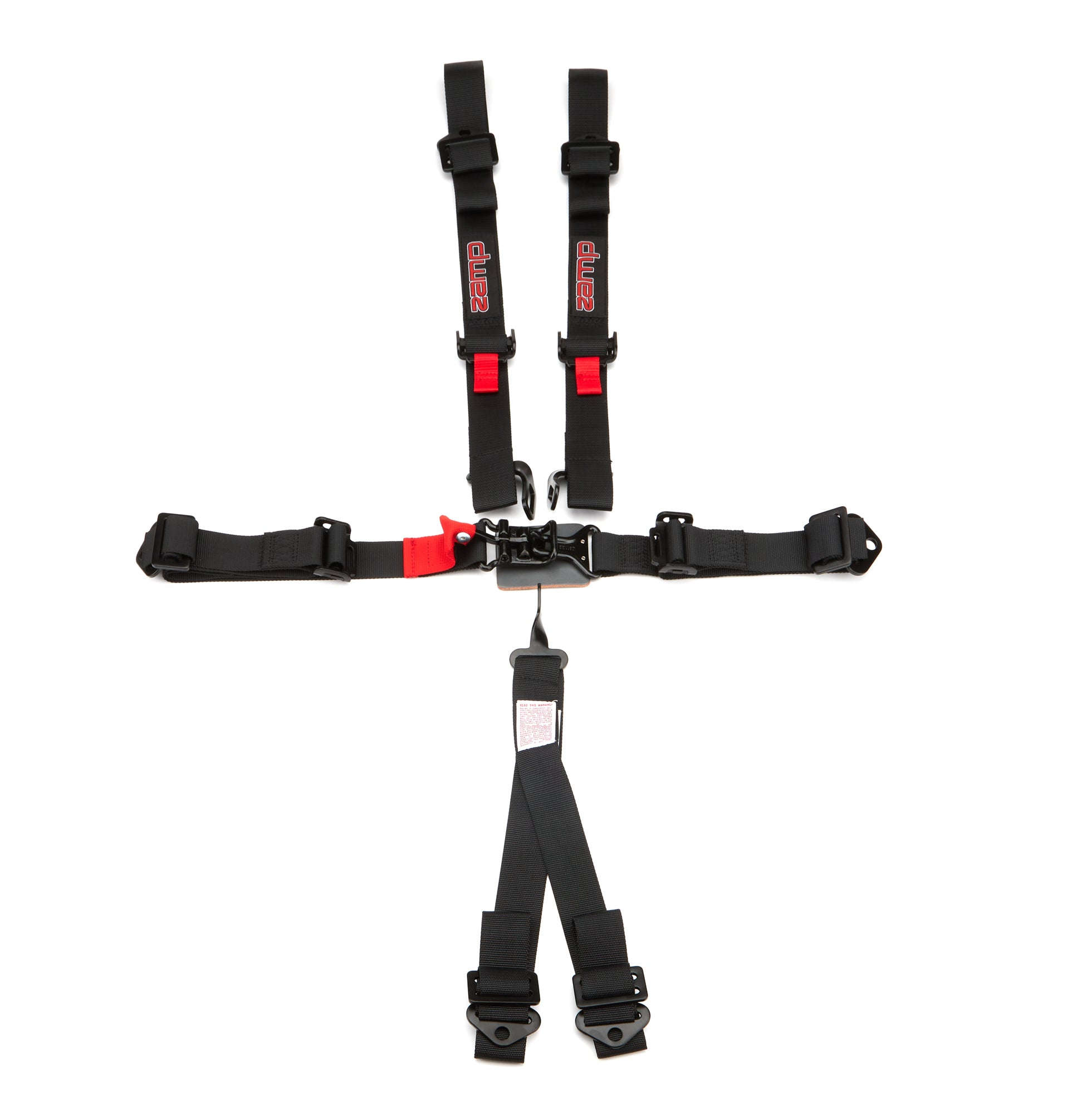 ZAMP HARN02S003 6-Point Latch and Link Racing Harness, Black