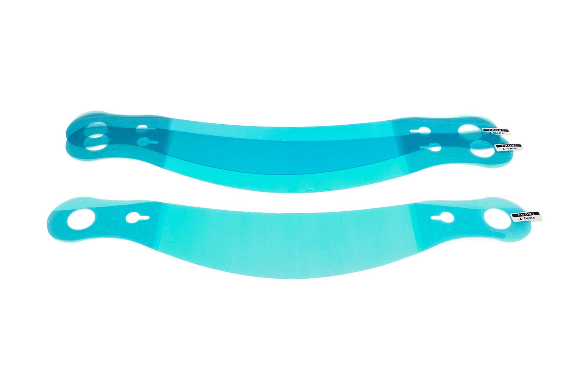 ZAMP P208Z Sealed Helmet Shield Tear-Offs, 12-1/8 in Center-to-Center, 8 Layers, Clear, Set of 24