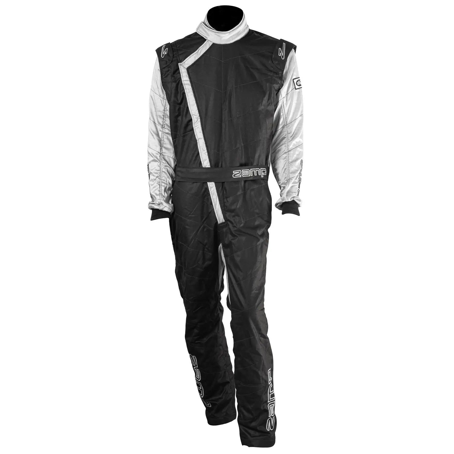 ZAMP ZR-40 Driving Suit R07C152XL, 1-Piece Double-Layer Aramid, Black/Gray, 2X-Large