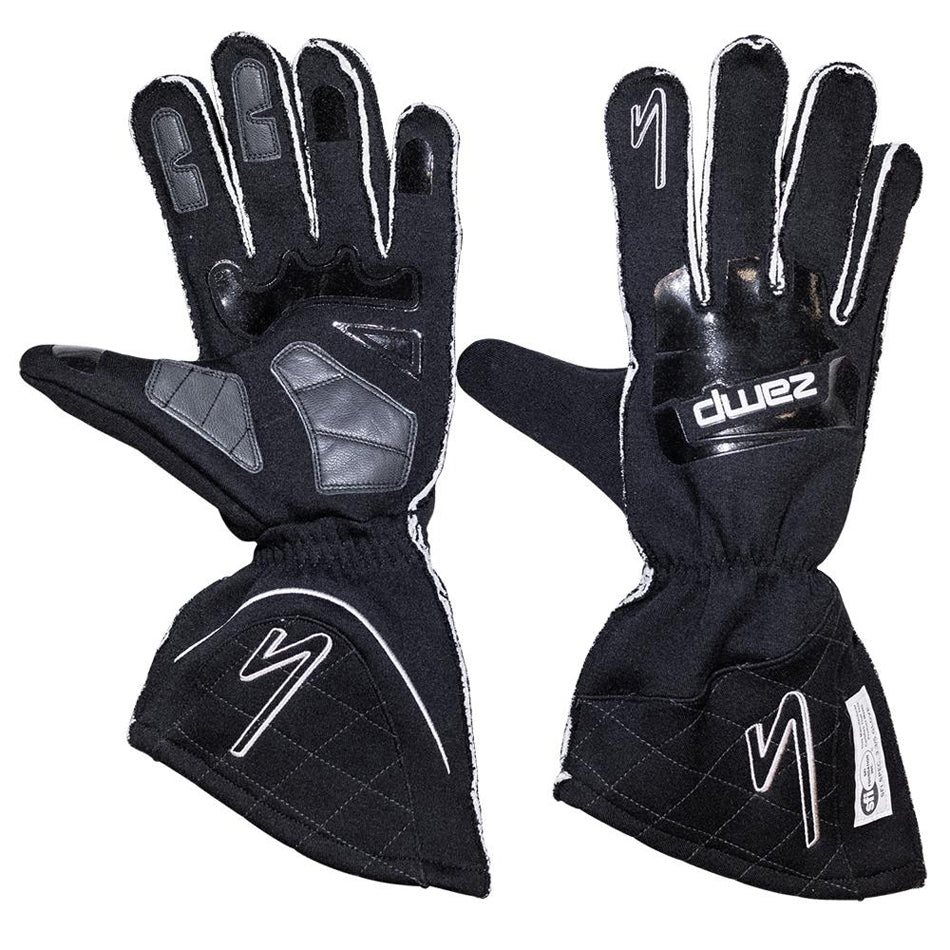ZAMP ZR-50 Driving Gloves, SFI 3.3/5, Black, X-Large, Pair – Part RG10003XL