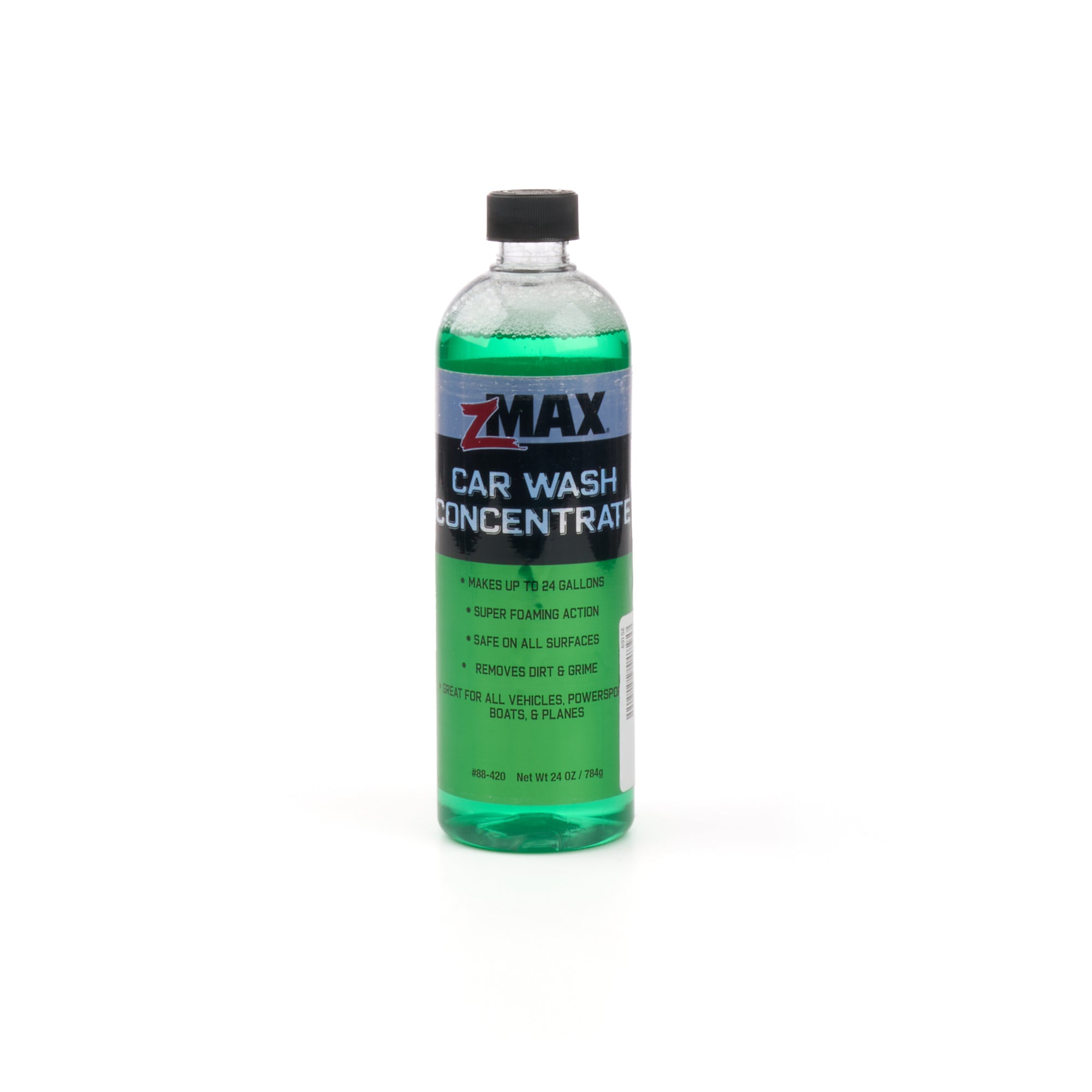 ZMAX Car Wash Concentrate 24 oz Bottle, Part Number 88-420