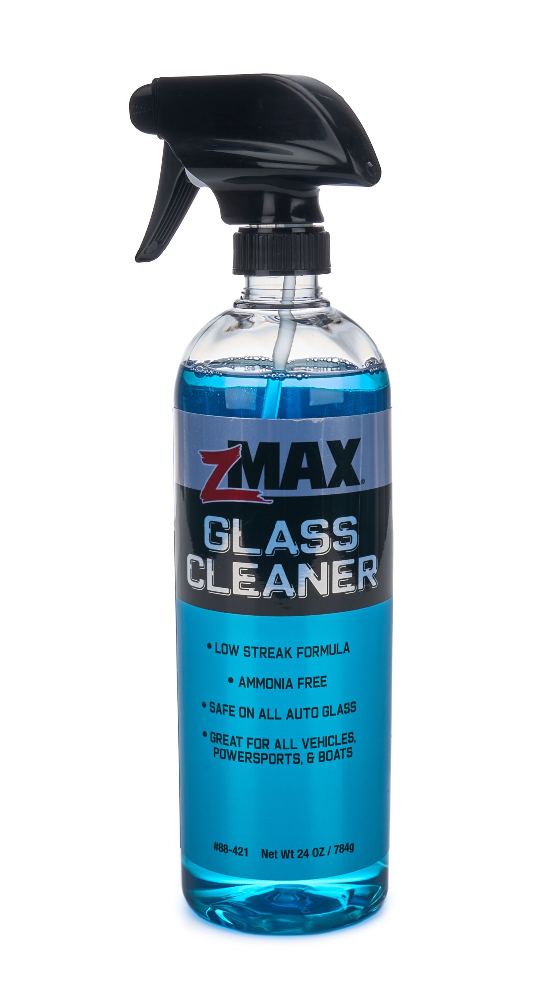 ZMAX Glass Cleaner 24 oz Spray Bottle, Part Number 88-421