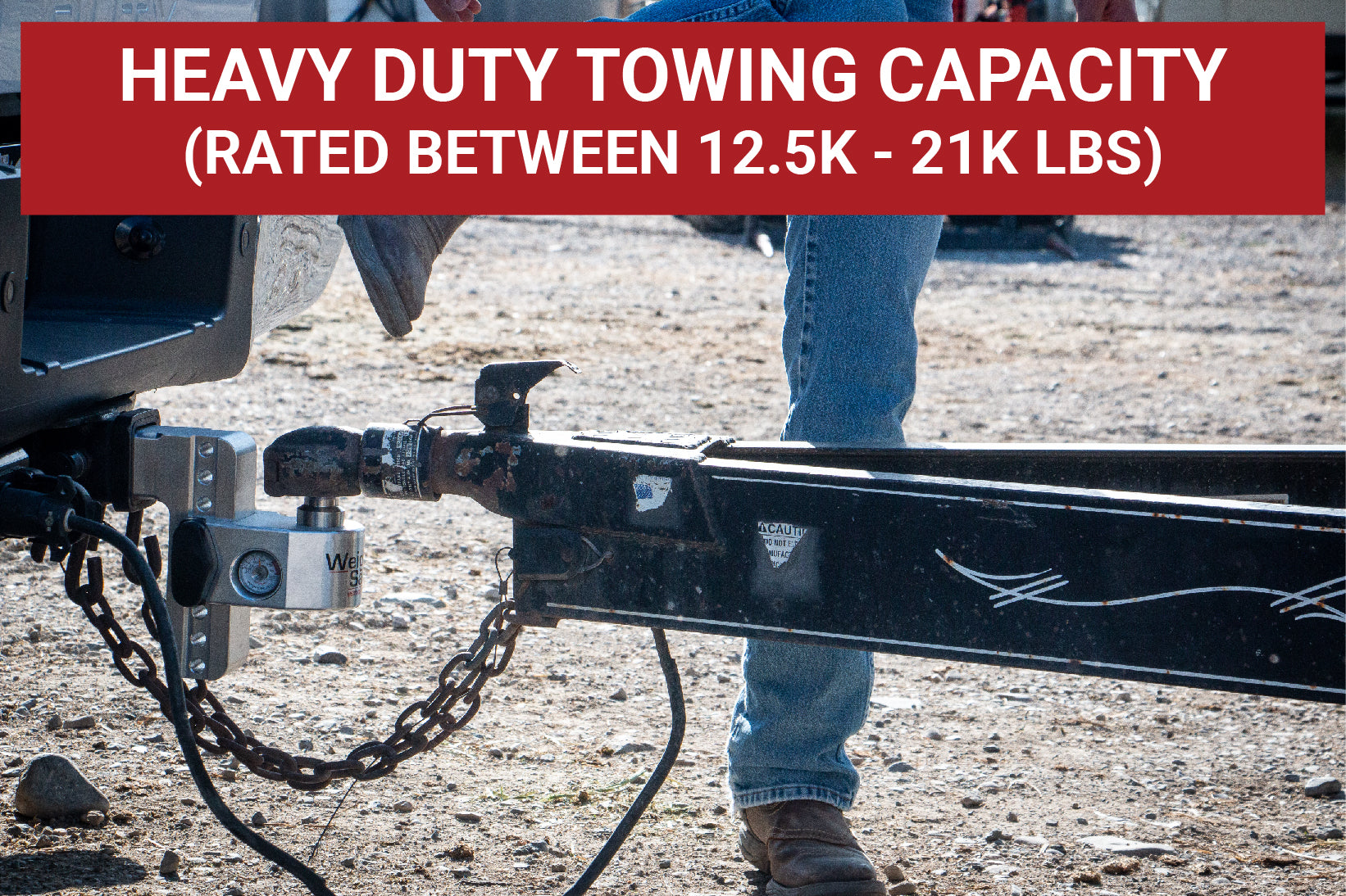 Weigh Safe WS8-2 Adjustable Drop Hitch - 8" Drop for 2" Shank Trailer Hitch Ball Mount