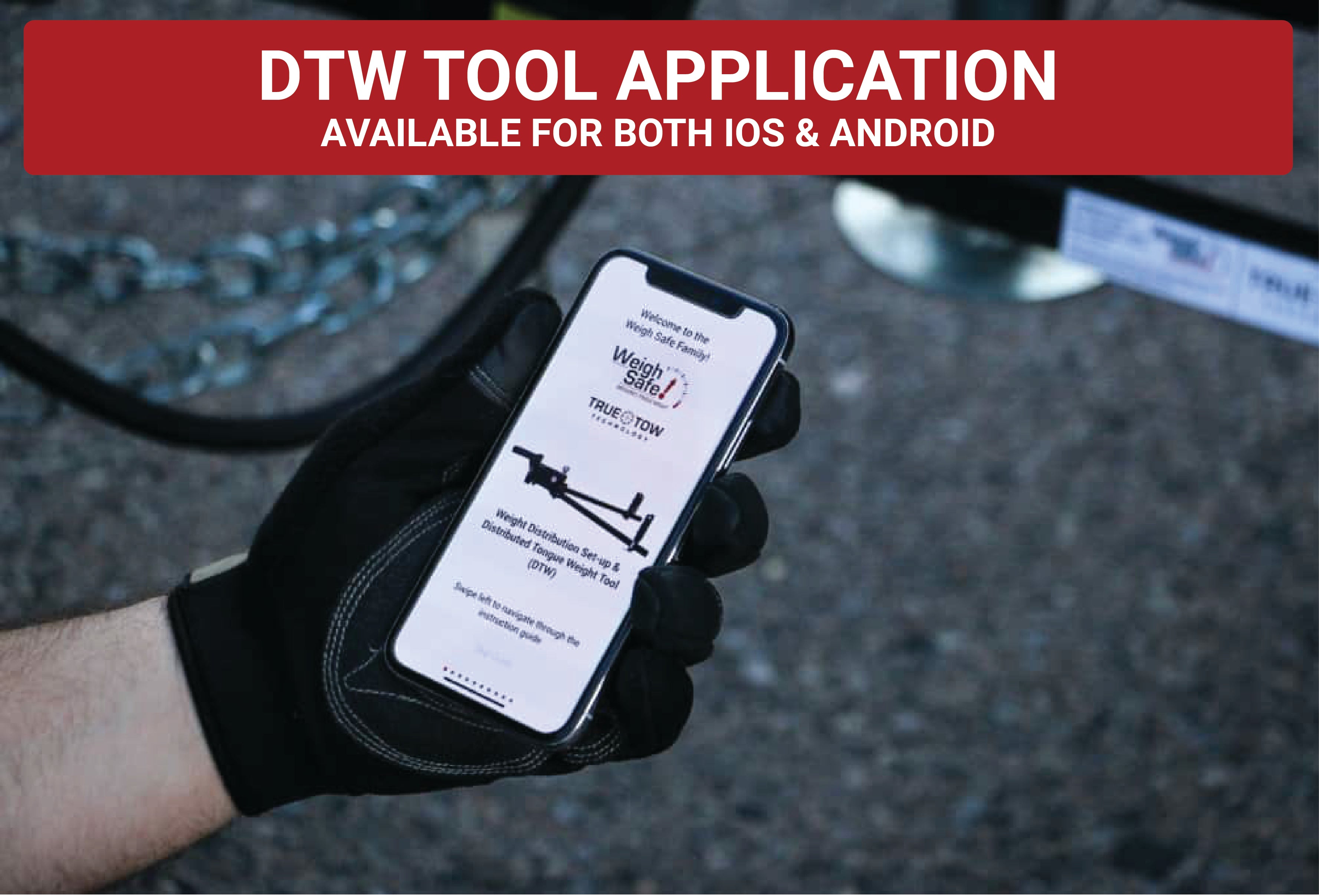 Weigh Safe TTMW4-25-KA True Tow Middleweight WDH - 4" Drop, 2.5" Shank - 8,500 GTW withHitch Pin