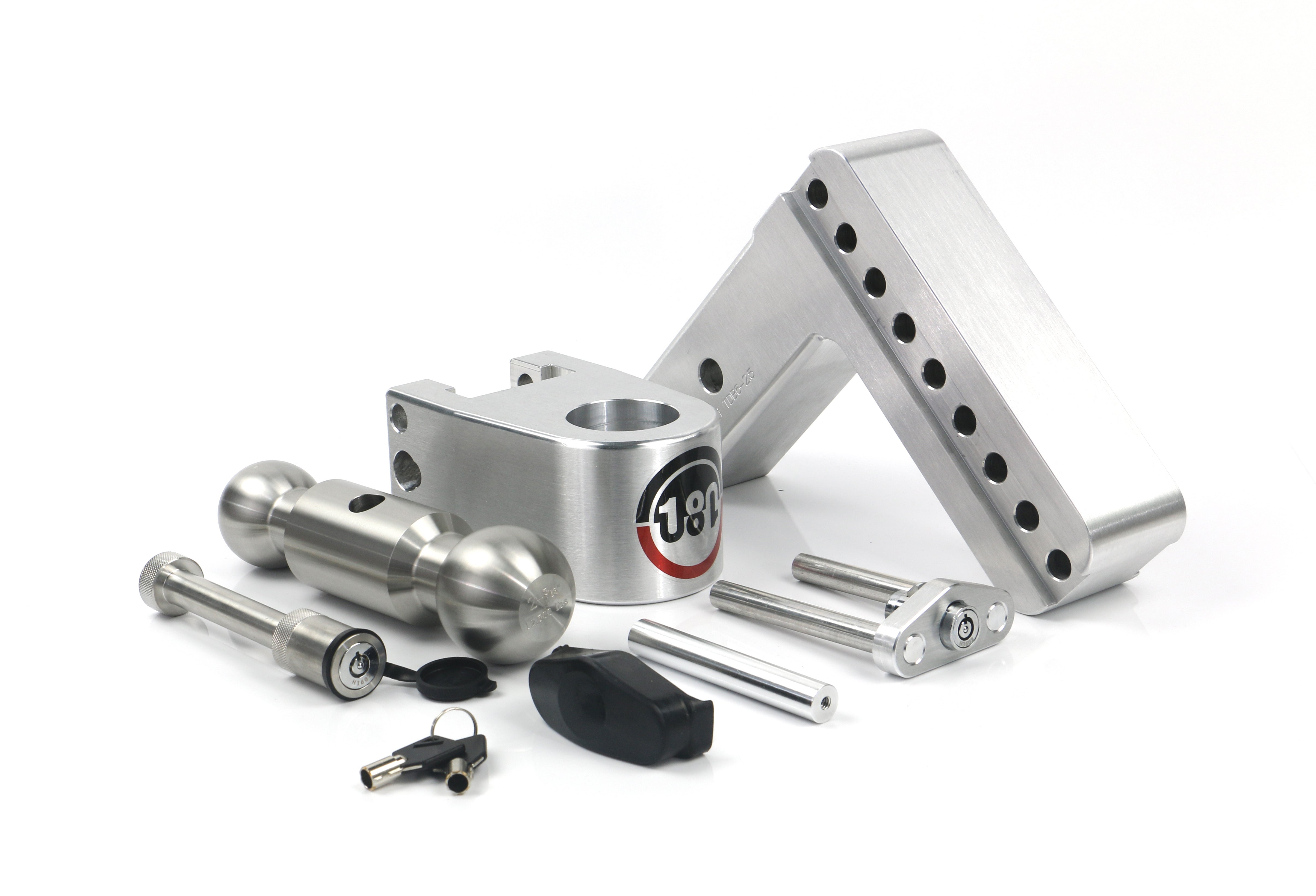 Weigh Safe LTB6-25-KA Turnover Ball 6 in Drop Hitch w/ 2.5 in Shank Trailer Hitch Ball Mount